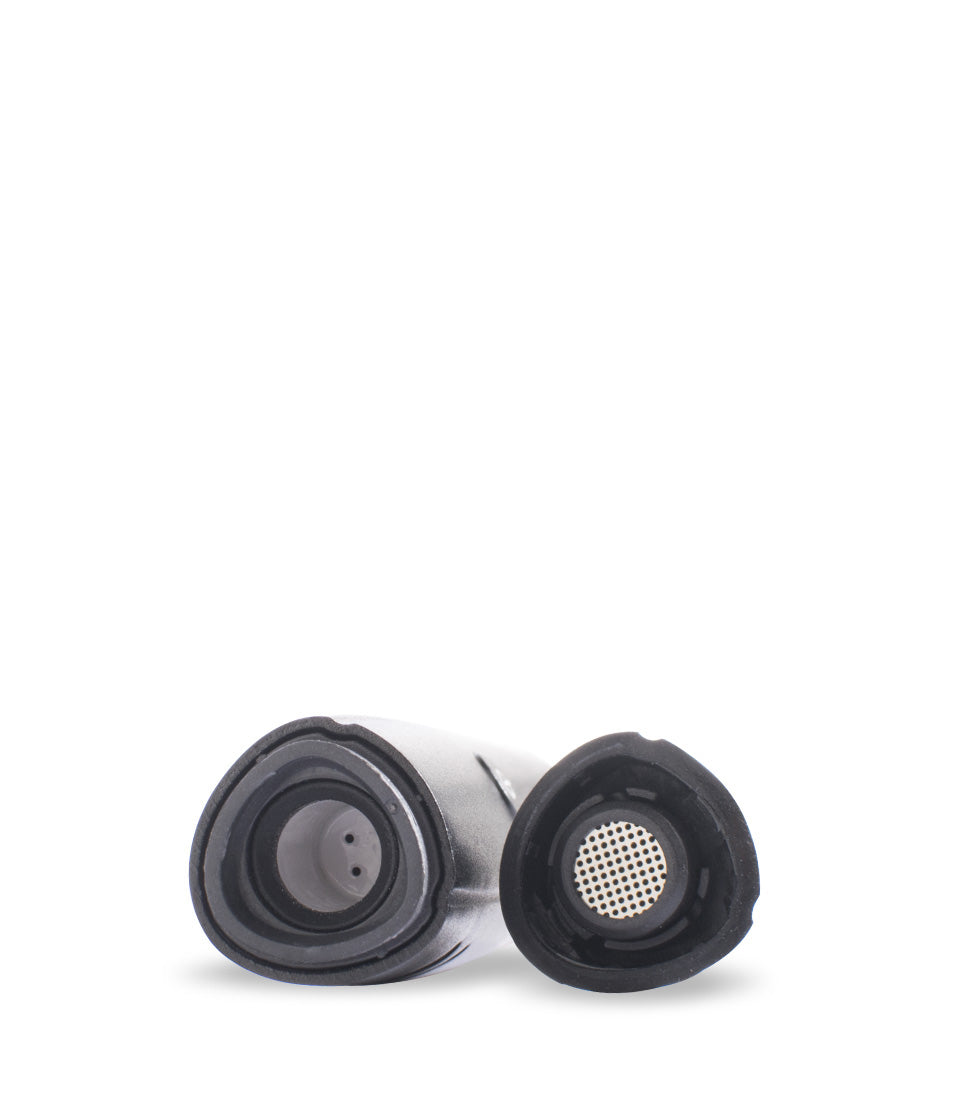 G Pen Pro Vaporizer open chamber on white studio background