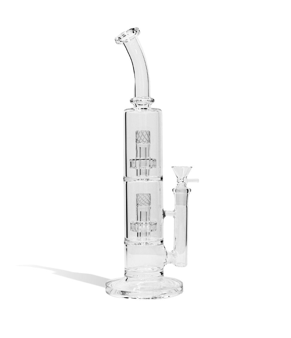 AST 12 Inch Water Pipe with 2 Stage Perc on white background
