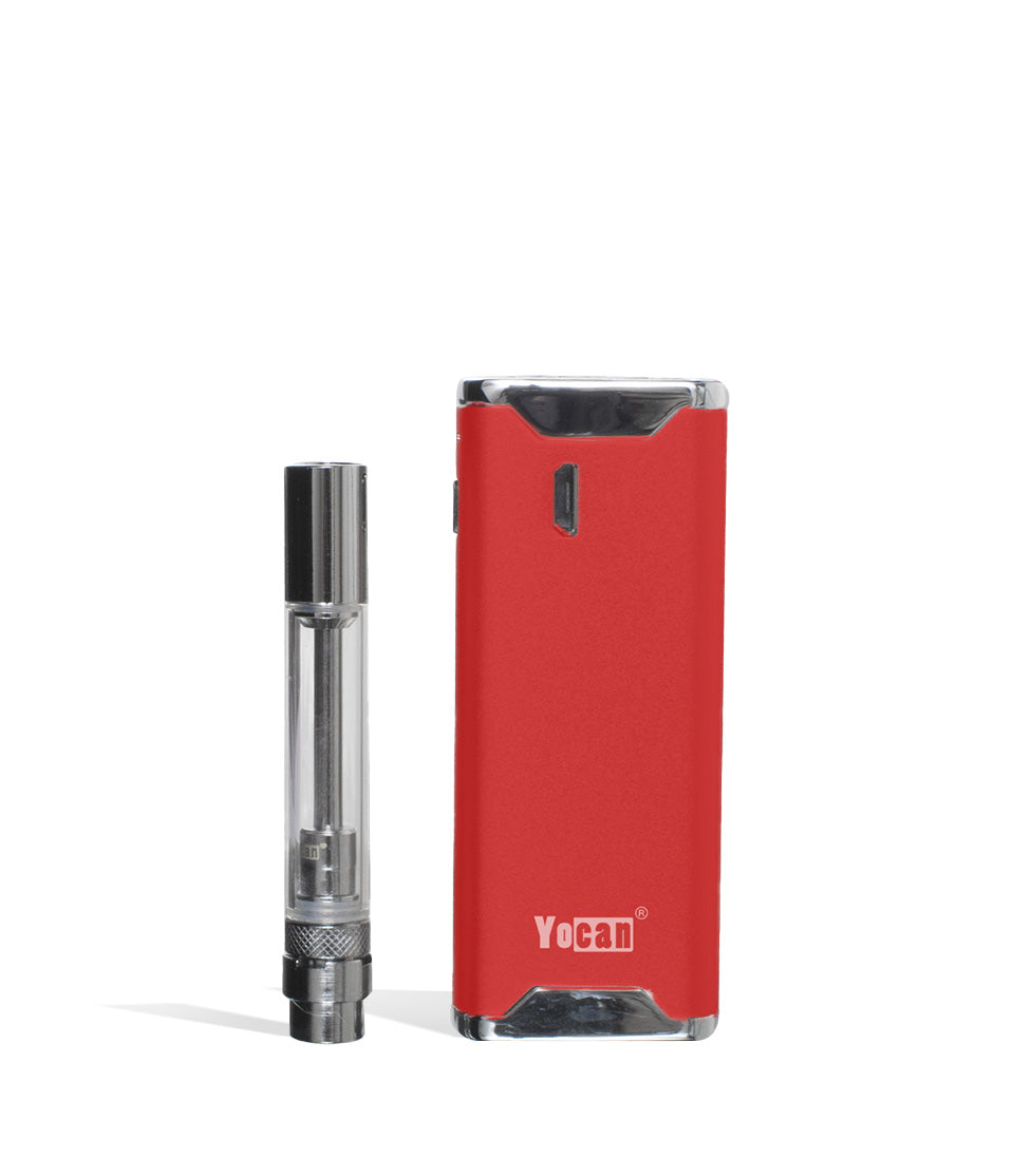 Red Yocan Hive 2 Variable Voltage Concentrate Kit on white studio background