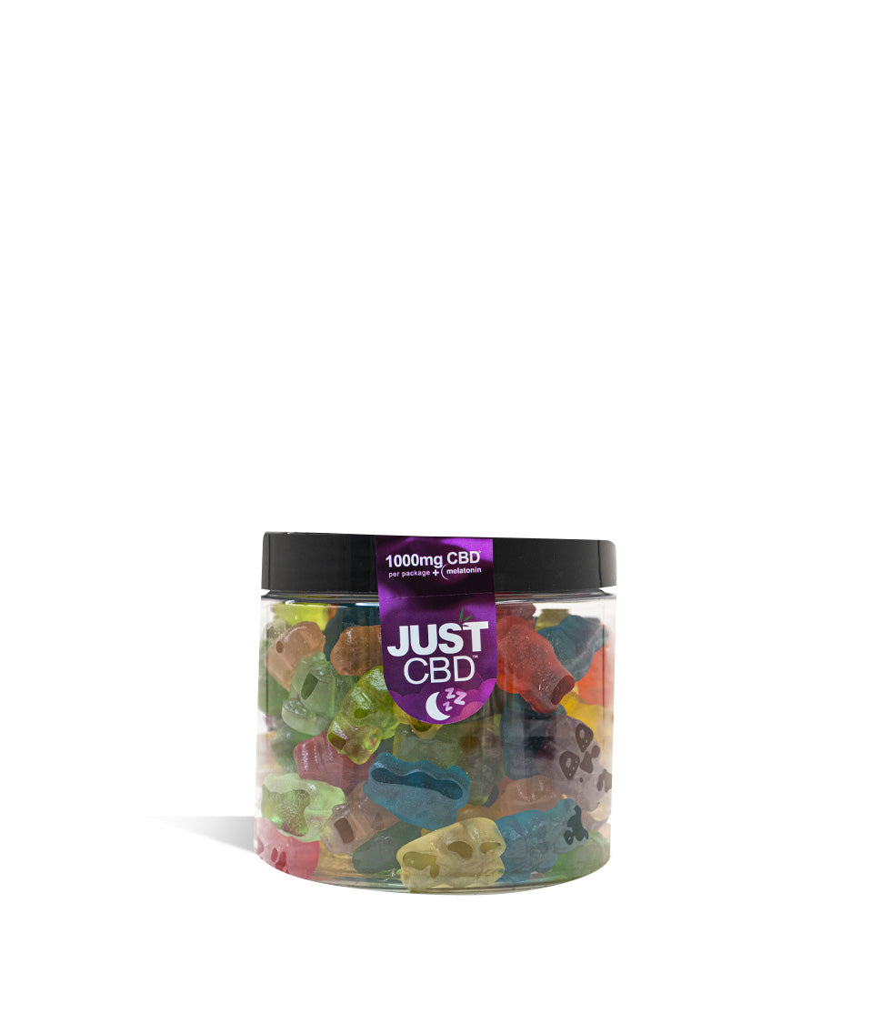 1000mg Nighttime Bears Just CBD Candy on white background