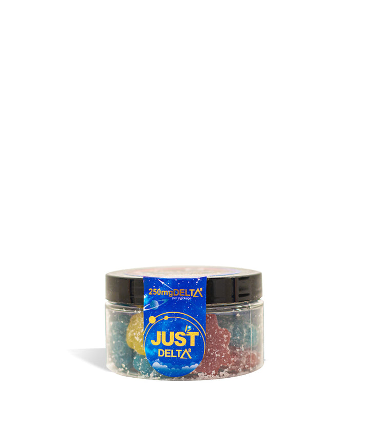 250mg Delta Sour Burst Just CBD D8 Gummies on white background