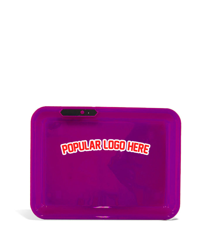 Purple LED Light Up Tray on white background