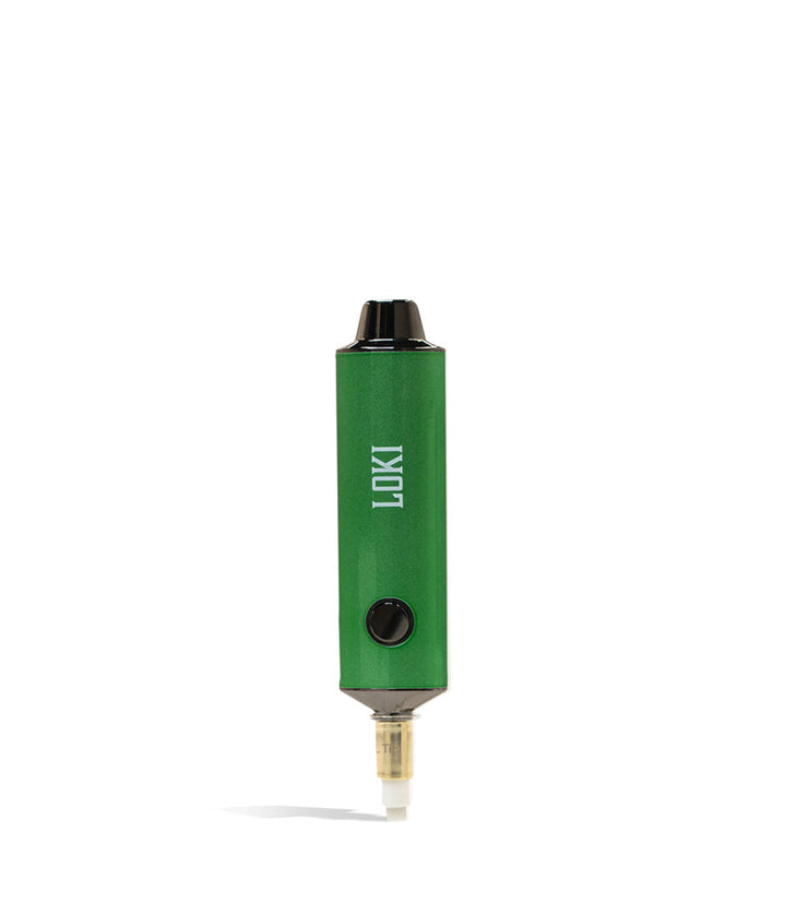 Green Yocan Loki Portable Electric Nectar Collector on white background