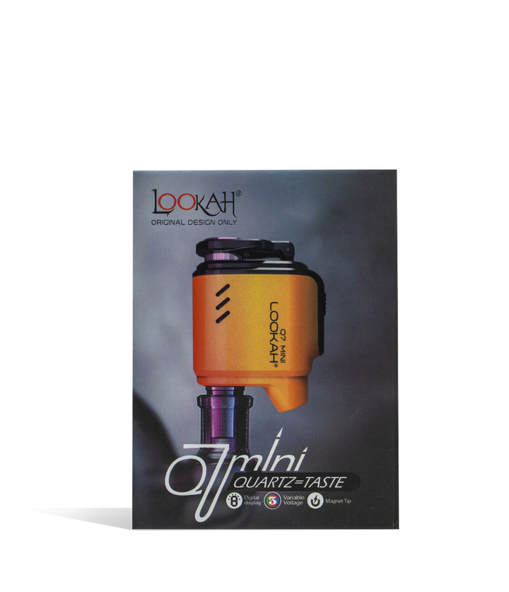 Orange Lookah Q7 Mini ENail Banger packaging on white background