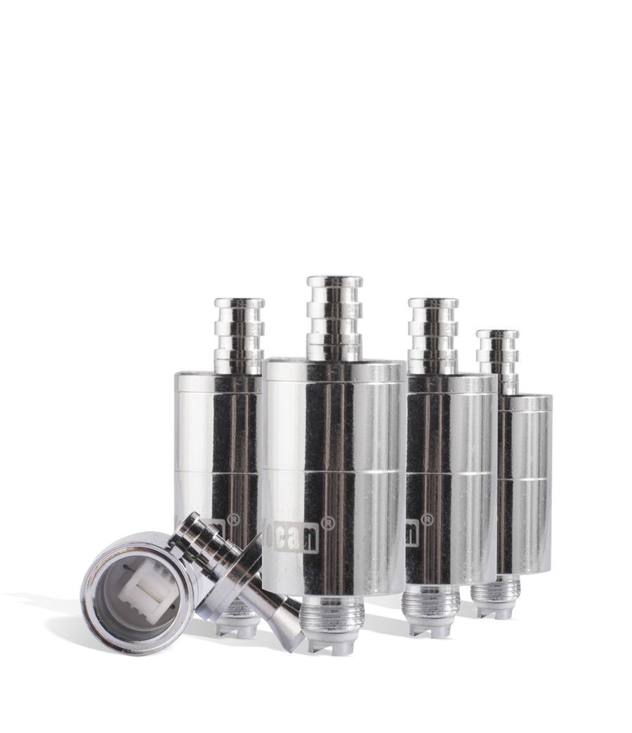 Yocan Magneto Coil and Coil Cap 5pk on white background