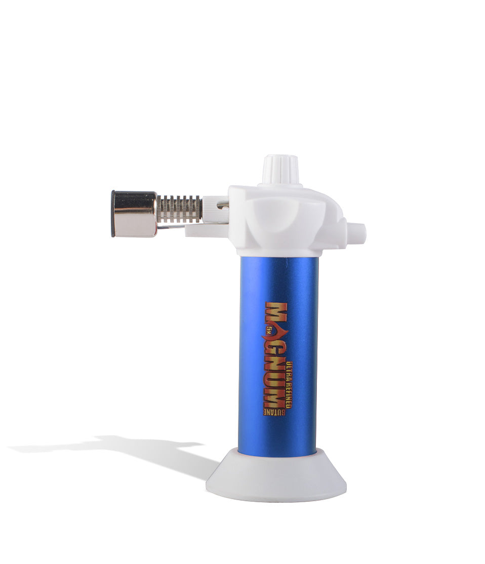 Blue Magnum Torch 5.5' Mini Butane Torch on white background