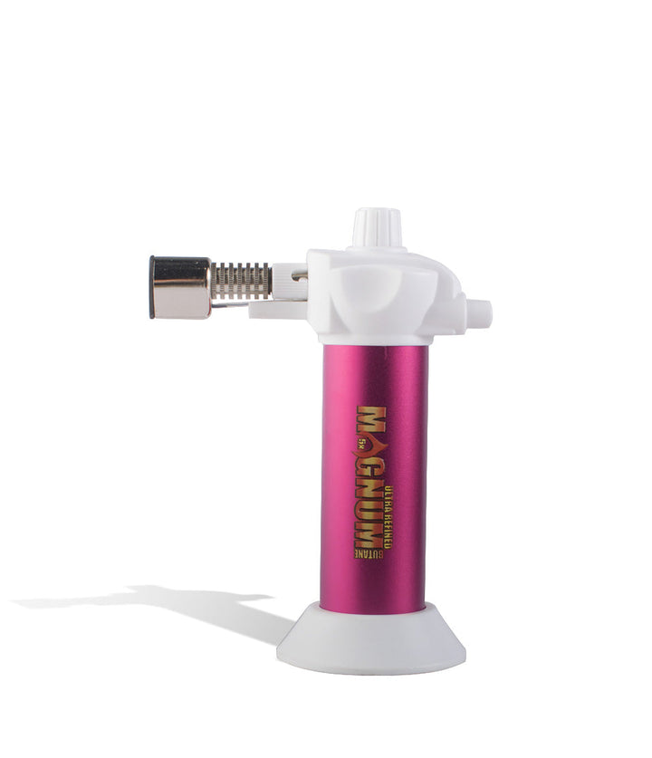 Pink Magnum Torch 5.5' Mini Butane Torch on white background