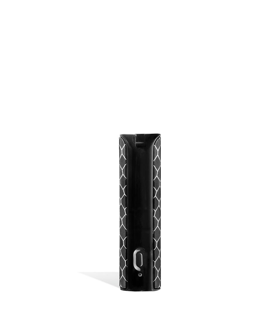 Black Cobra Button view Exxus Vape MiCare Cartridge Vaporizer on white studio background