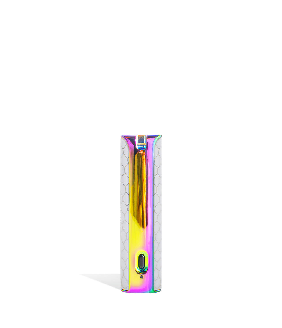 Unicorn button view Exxus Vape MiCare Cartridge Vaporizer on white studio background