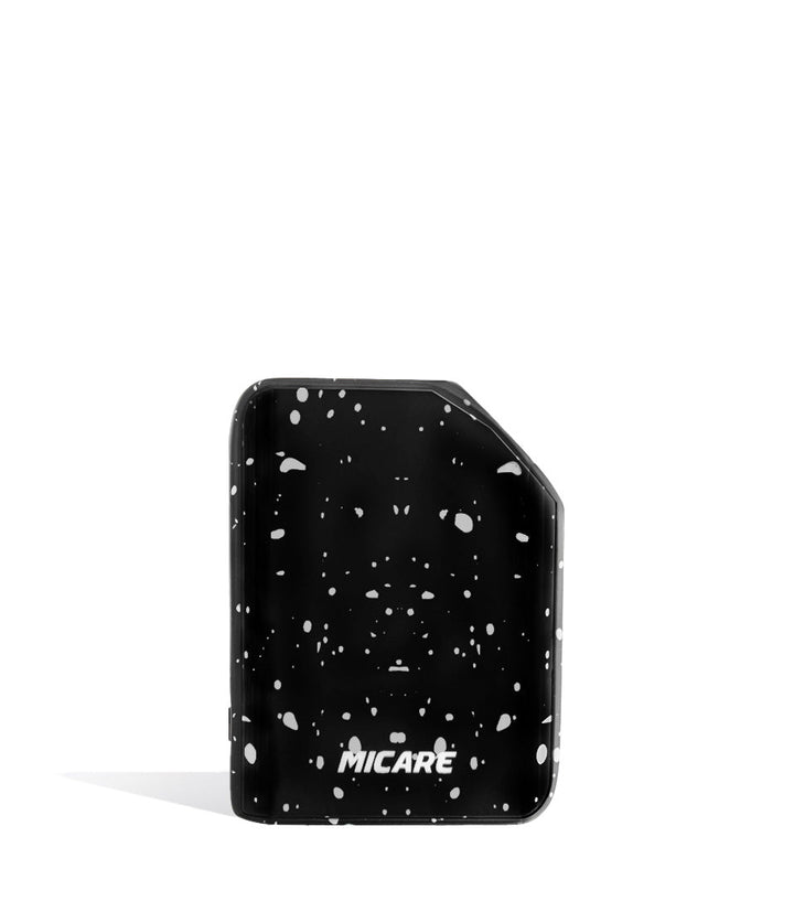 Black White Spatter front view Exxus Vape MiCare Cartridge Vaporizer on white background