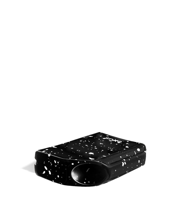 Black White Spatter top view Exxus Vape MiCare Cartridge Vaporizer on white studio background