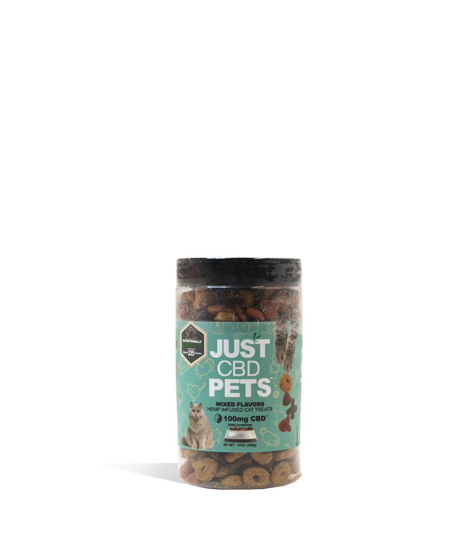 Mixed Flavor Just CBD Infused Cat Treats on white background