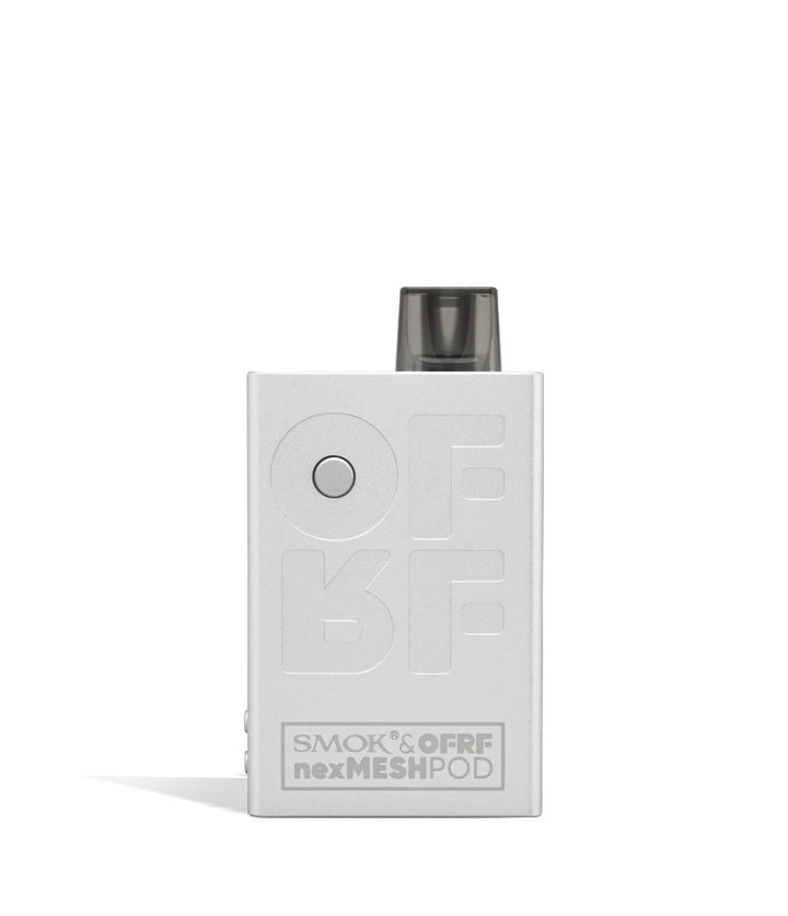 Silver SMOK x OFRF nexMESH Pod Starter Kit on white studio background