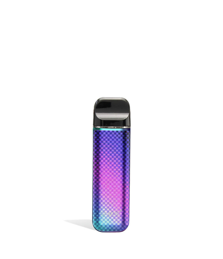 7-Color Carbon Fiber front view SMOK NOVO 2 Ultra Portable Pod System Vaporizer on white studio background