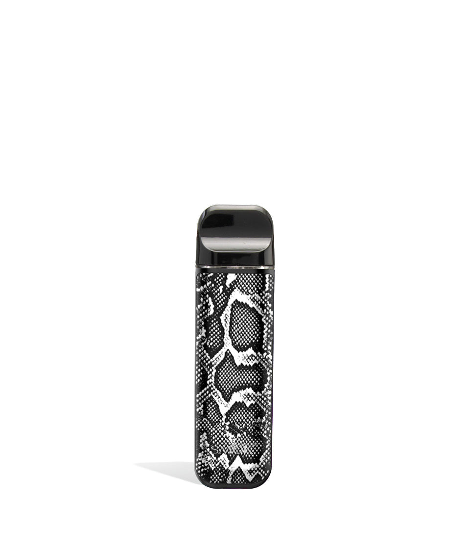 Black Snake Cobra front view SMOK NOVO 2 Ultra Portable Pod System Vaporizer on white studio background