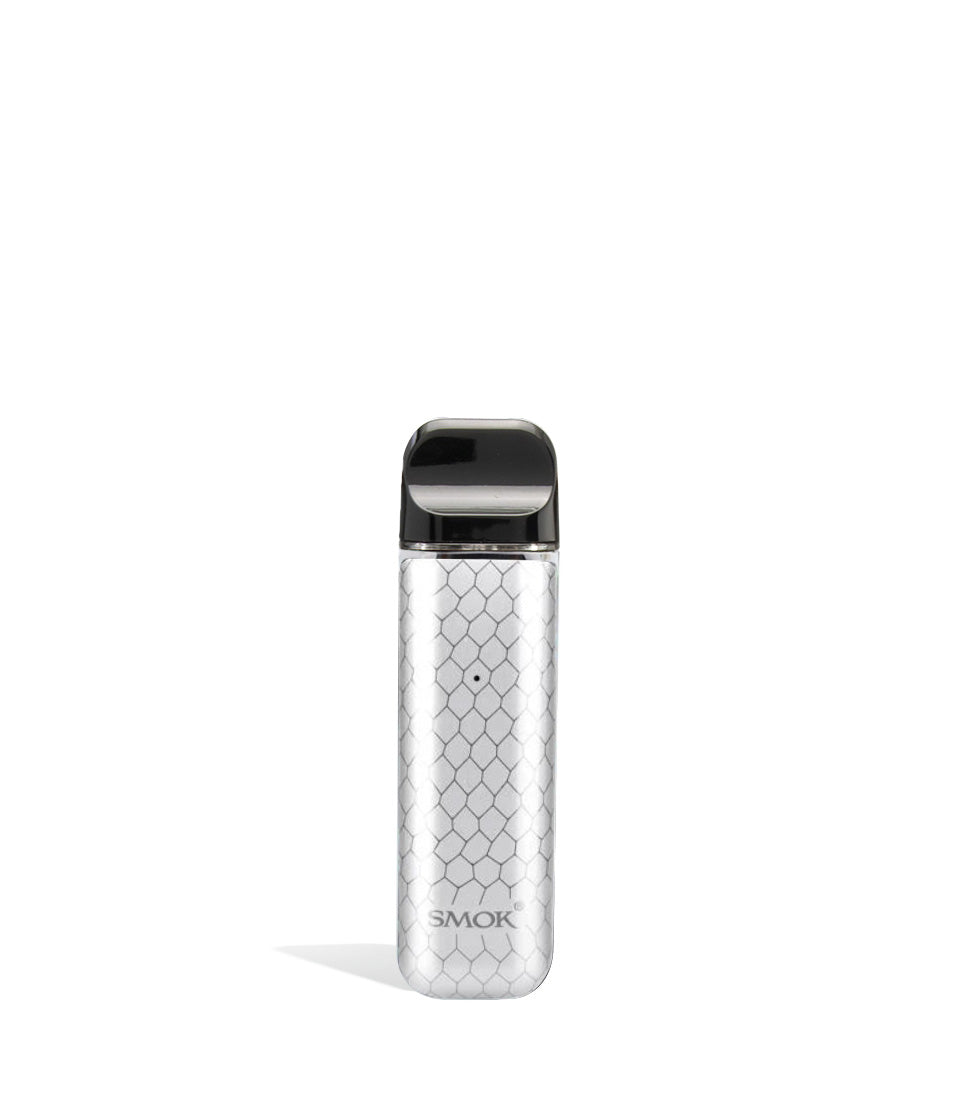 Silver Cobra front view SMOK NOVO 2 Ultra Portable Pod System Vaporizer on white studio background