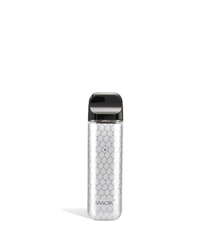 Silver Cobra front view SMOK NOVO 2 Ultra Portable Pod System Vaporizer on white studio background