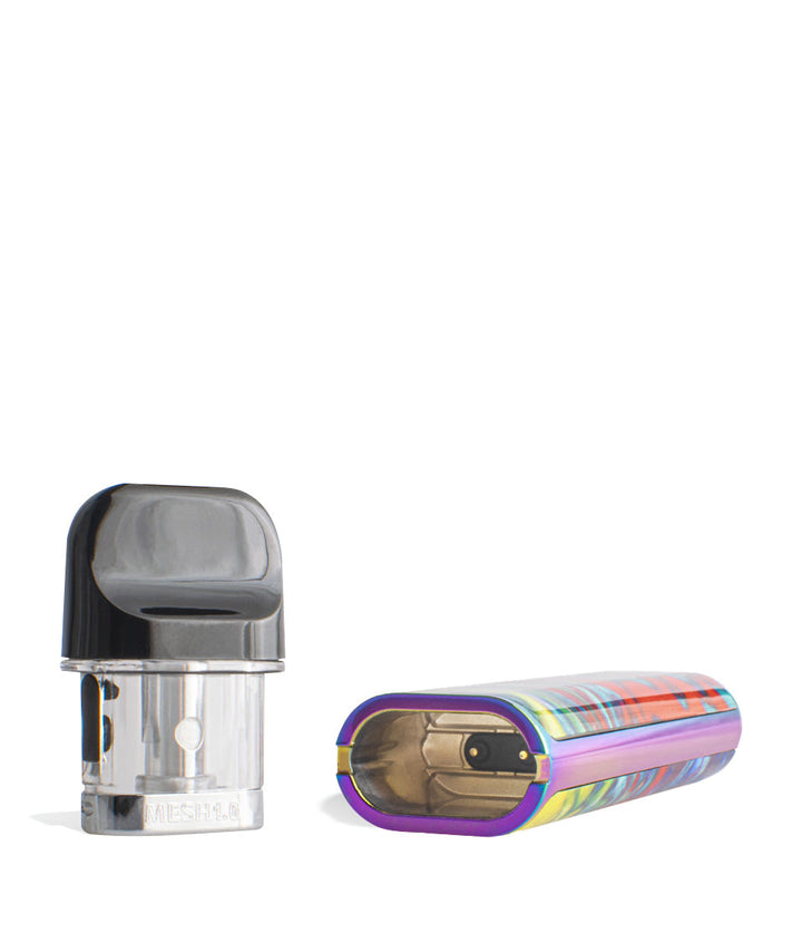 7-Color Top View SMOK NOVO 2 Ultra Portable Pod System Vaporizer on white studio background