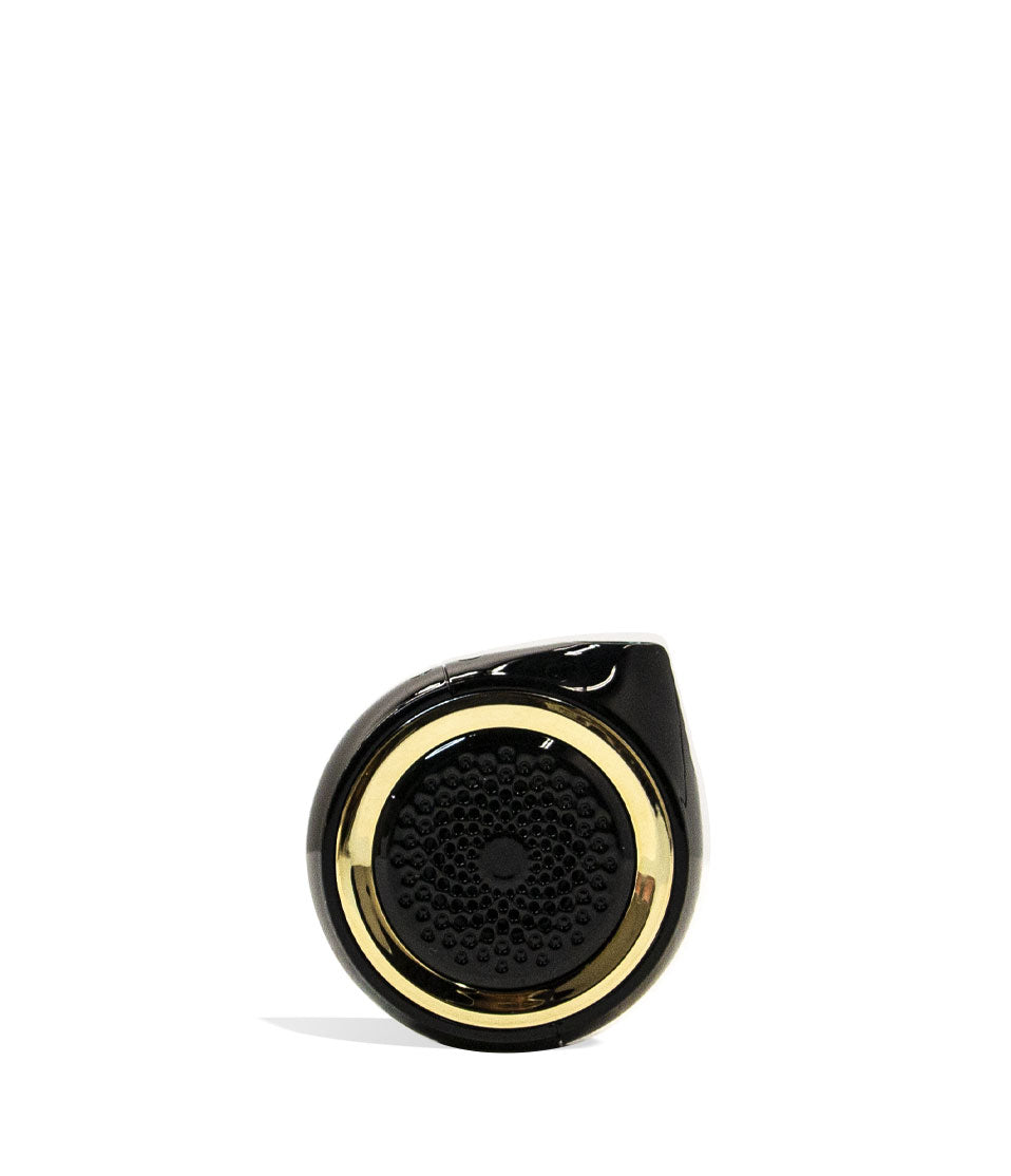 Panther Black Ooze Moves Cartridge Vaporizer and Wireless Speaker Back View on White Background