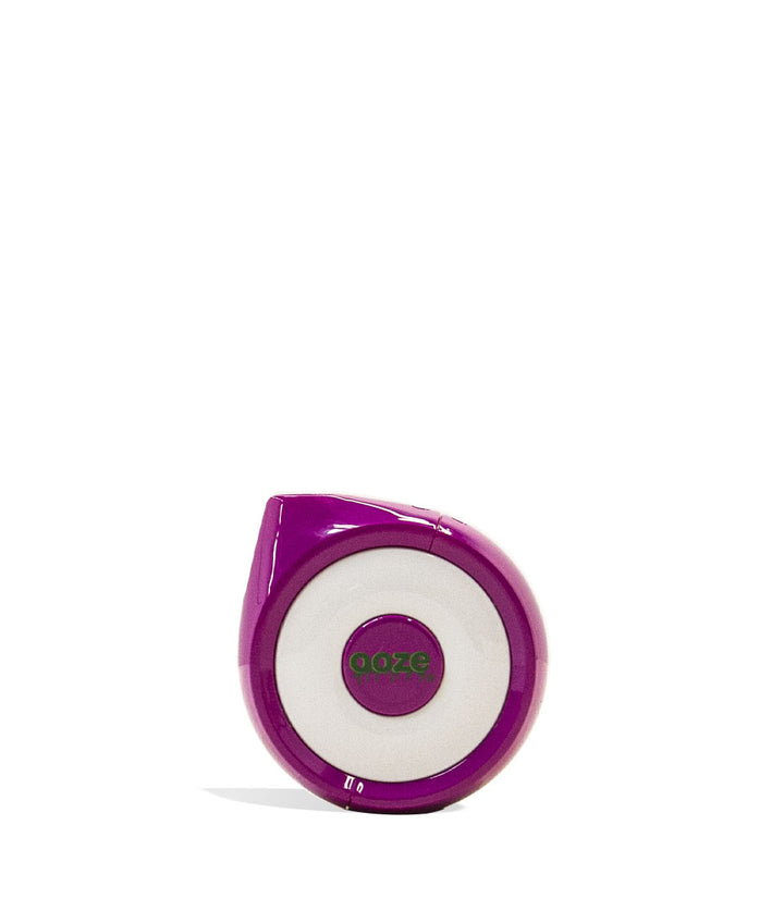 Ultra Purple Ooze Moves Cartridge Vaporizer and Wireless Speaker Front View on White Background