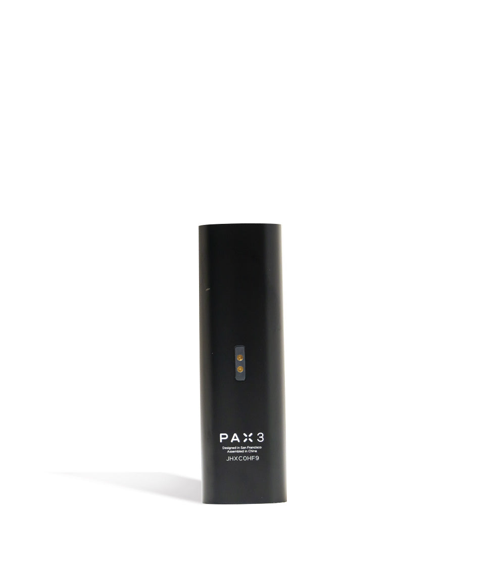 Onyx back view PAX 3 2-in-1 Vaporizer Kit on white studio background