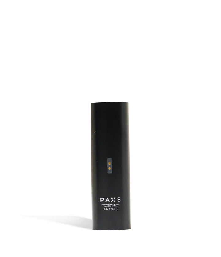 Onyx back view PAX 3 2-in-1 Vaporizer Kit on white studio background