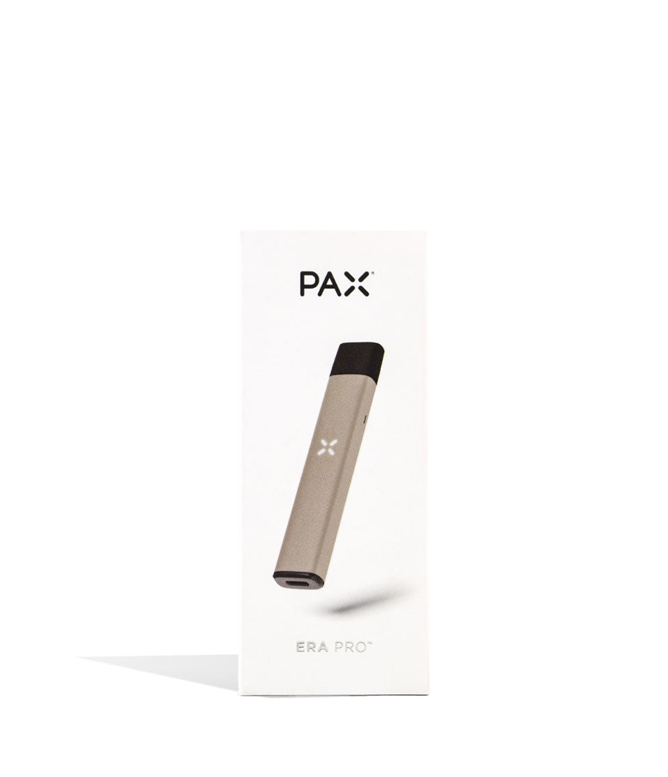 Grey PAX Era Pro Pod System Packaging on white background