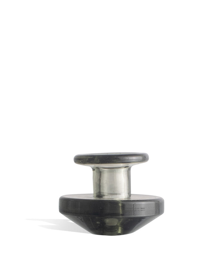 Black Puffco Peak Carb Cap and Tether Directional Ball Cap on white background