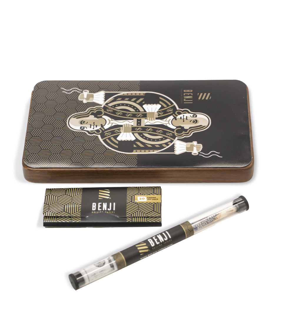 Leaf Rolling Tray Set Metal Doob Tube Pipe OCB Rolling Papers Christmas  Hamper 