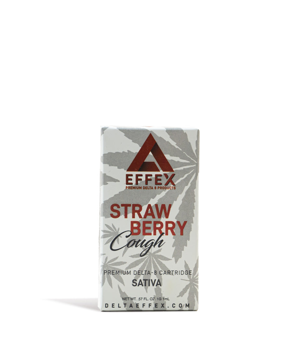 Strawberry Cough Delta Effex 1g D8 Cartridge on white background