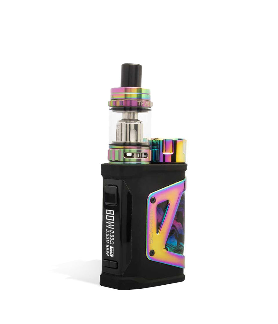 Full Color SMOK Scar Mini 80w Starter Kit on white studio background