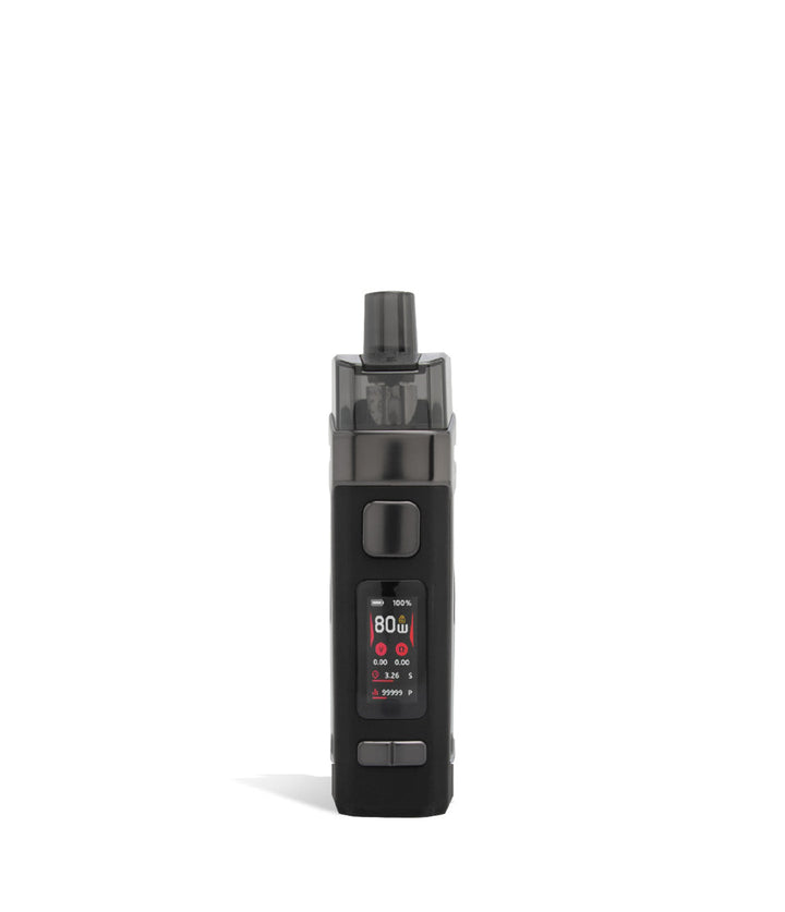 Green Stabilizing Wood Screen SMOK Scar P3 80w Pod Kit with Internal Battery on white studio background