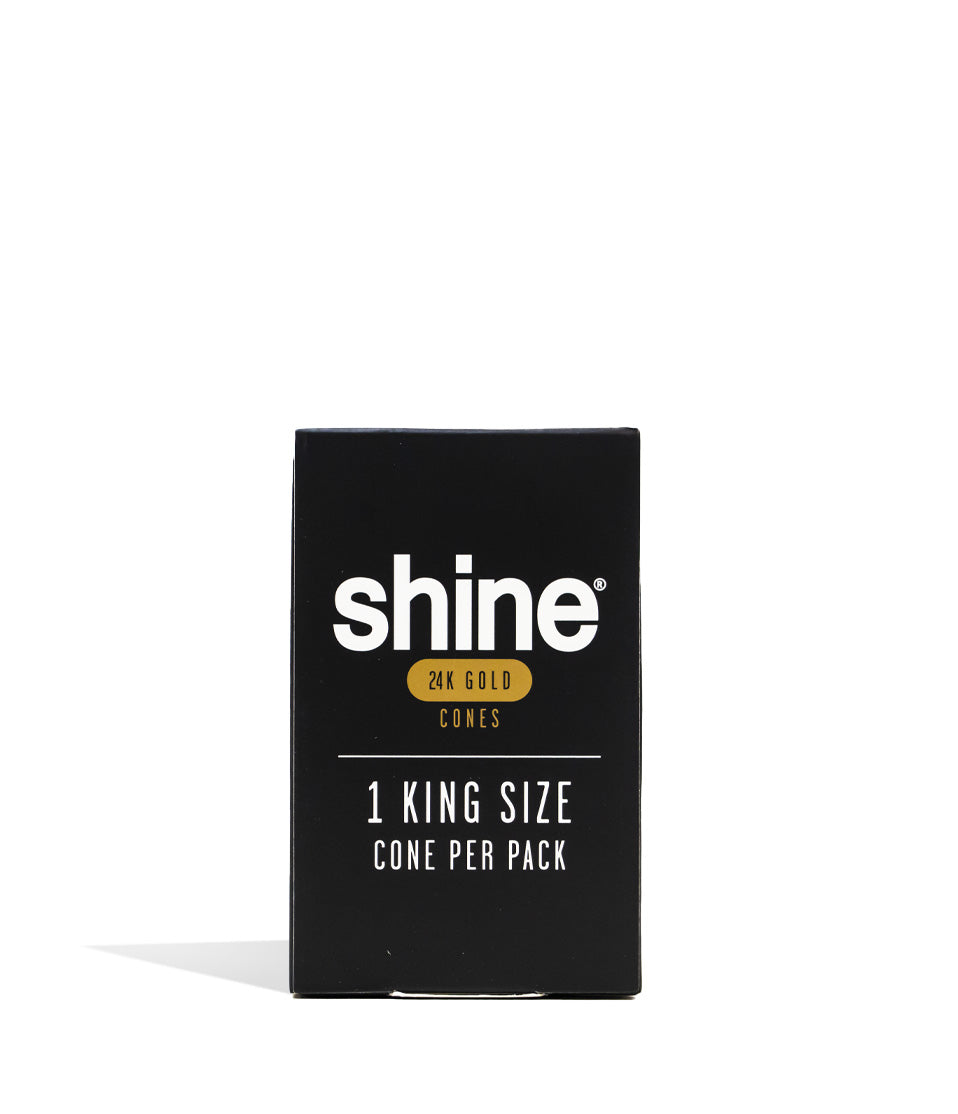 12 pack Shine 24K Gold Cone 12pk on white background