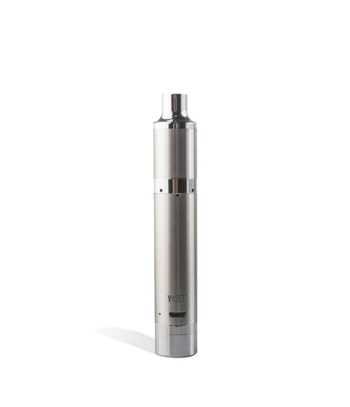 SIlver Yocan Magneto Concentrate Vaporizer on white studio background 