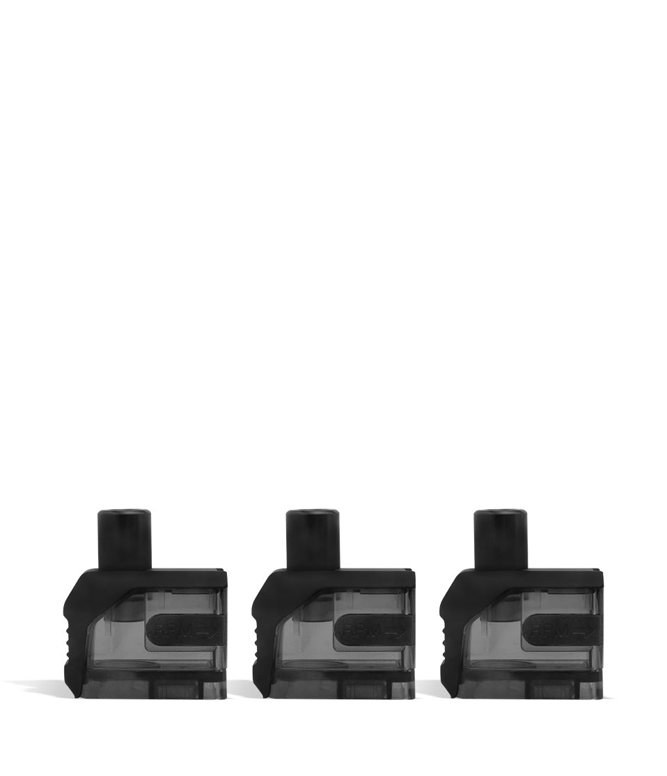 SMOK ALIKE Empty RPM Pod 3pk on white studio background
