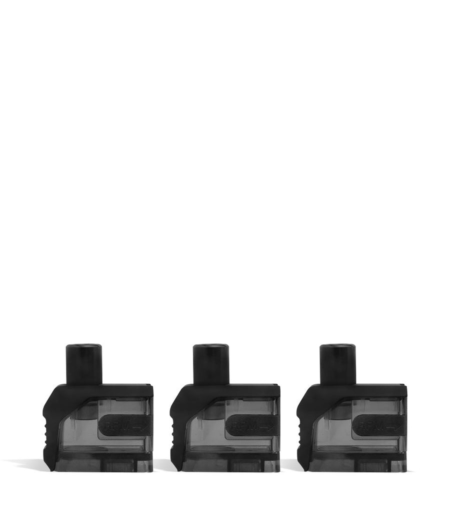 SMOK ALIKE Empty RPM Pod 3pk on white studio background