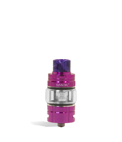 Purple Tank front view SMOK G-PRIV 3 230w Box Mod Starter Kit on white studio background
