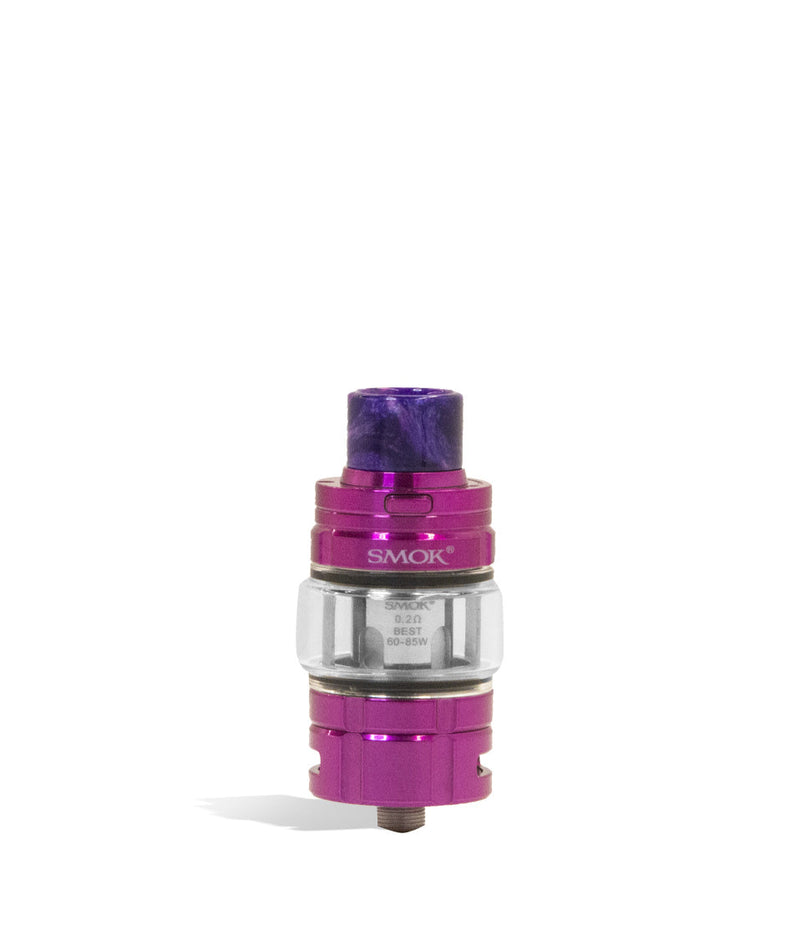 Purple Tank front view SMOK G-PRIV 3 230w Box Mod Starter Kit on white studio background