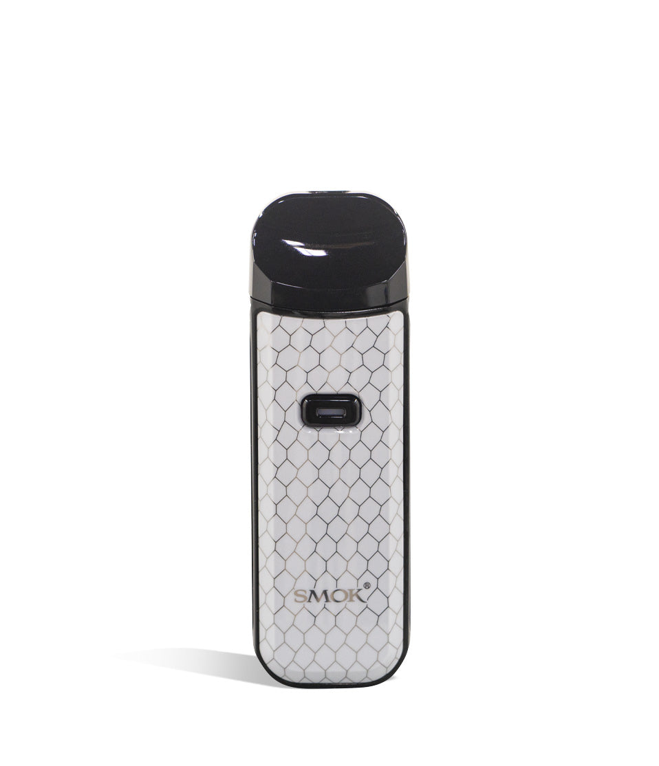 White Cobra front view SMOK Nord 2 40w Pod System on white background