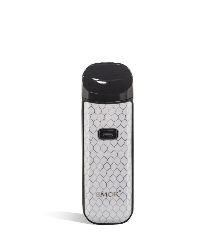 White Cobra front view SMOK Nord 2 40w Pod System on white background