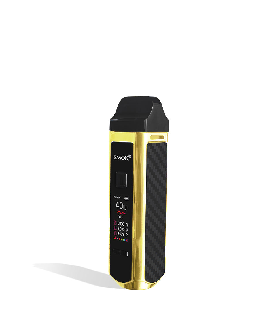 Prism Gold SMOK RPM40 Pod Mod Kit side view on white background