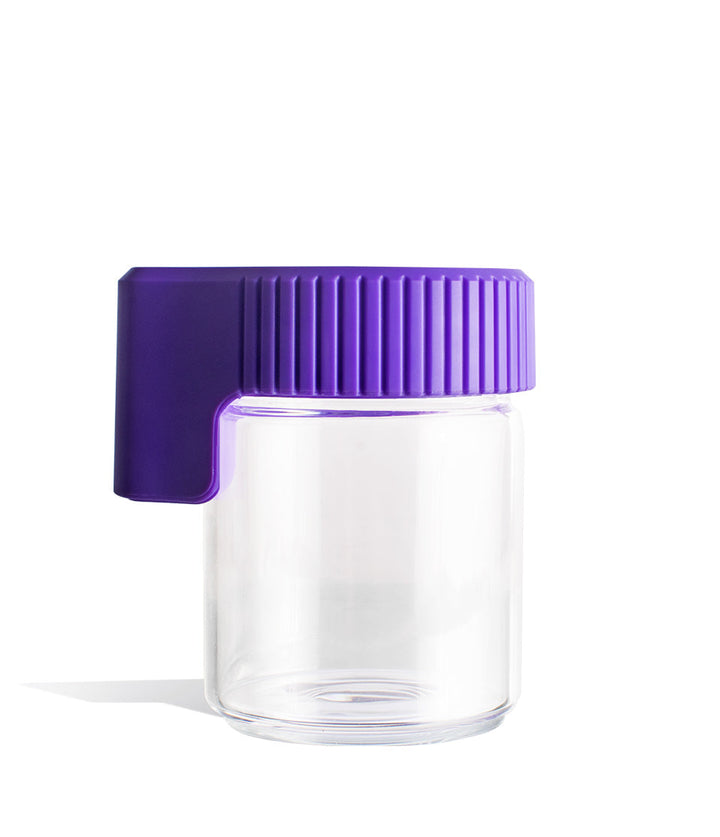 Purple The Sticker Cartel MAGJAR Magnetic Storage Jar with LED Light on white background