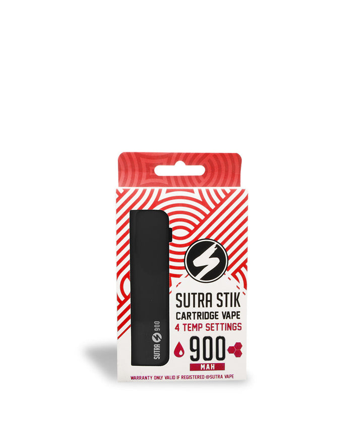 Black Box front view Sutra Vape STIK 900 Cartridge Vaporizer on white studio background