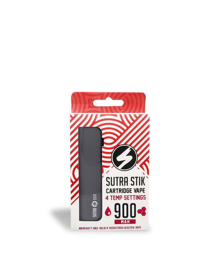 Charcoal Box front view Sutra Vape STIK 900 Cartridge Vaporizer on white studio background