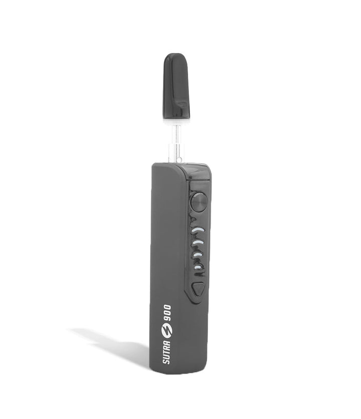 Charcoal front view Sutra Vape STIK 900 Cartridge Vaporizer on white studio background