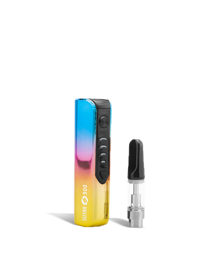 Full Color side with cart Sutra Vape STIK 900 Cartridge Vaporizer on white studio background