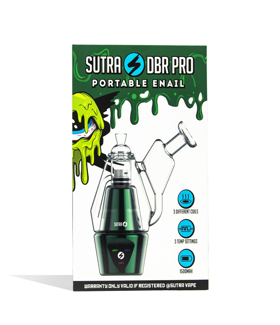 Teal Sutra Vape DBR Pro Portable Concentrate Vaporizer Packaging on white background