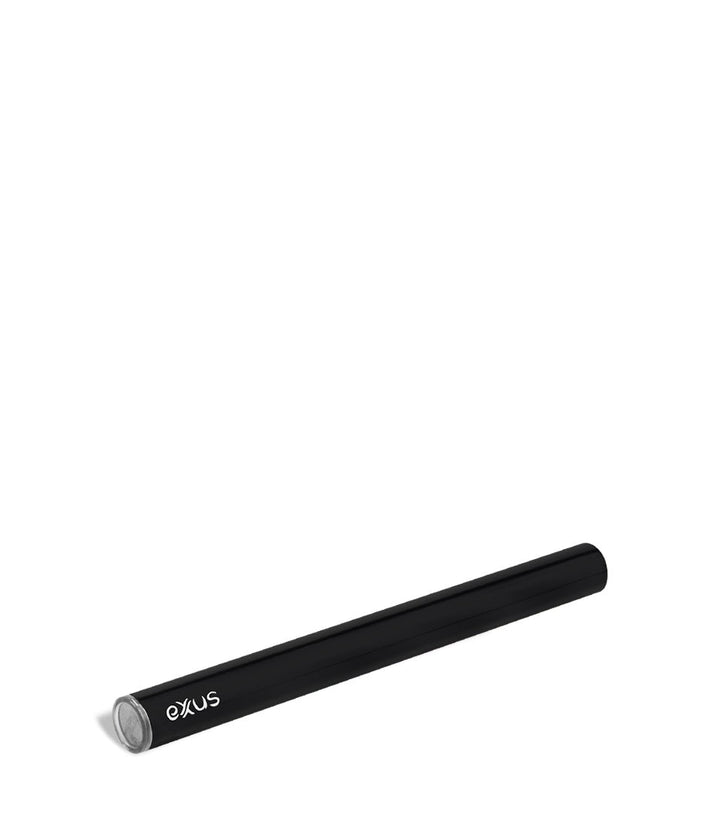 Black bottom view Exxus Vape Tap VV Auto Draw Cartridge Vaporizer on white studio background