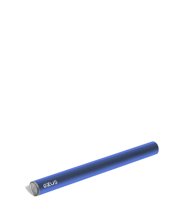 Cosmic Blue bottom view Exxus Vape Tap VV Auto Draw Cartridge Vaporizer on white studio background