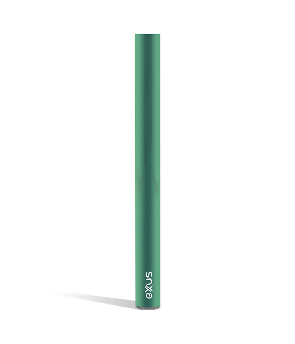 Cosmic Green front view Exxus Vape Tap VV Auto Draw Cartridge Vaporizer on white studio background